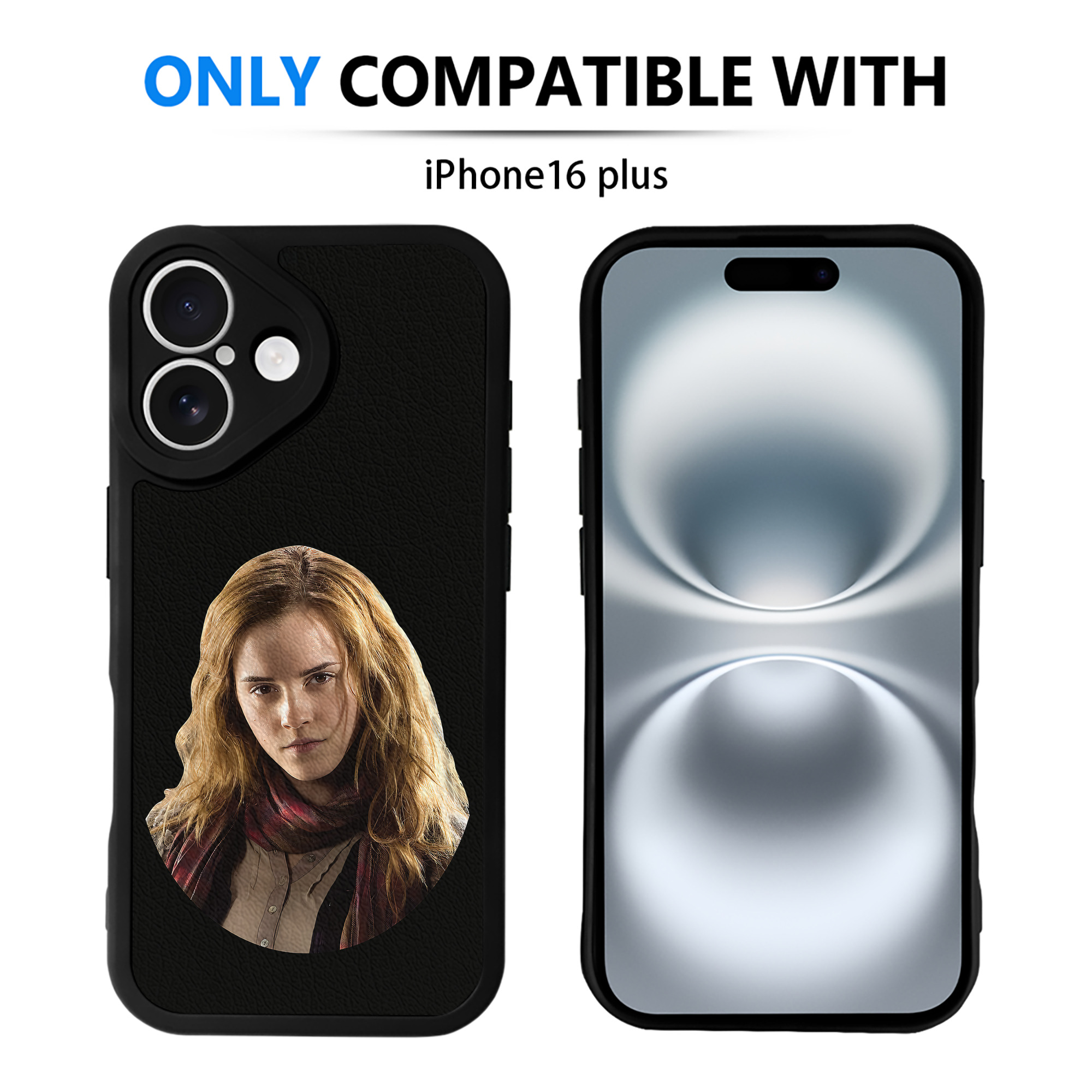 （画像用） Harry Potter ハリー・ポッターシリーズ 【iPhone 16シリーズ対応】シリコンスマホケース（レザー調） 材質：シリコン